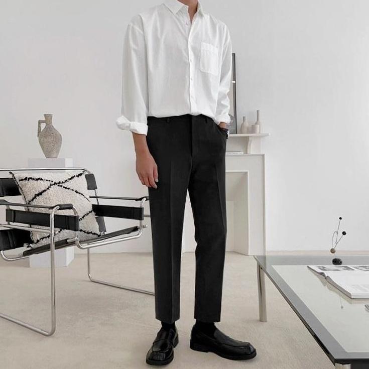 Business Casual Trousers With Tailored Fit