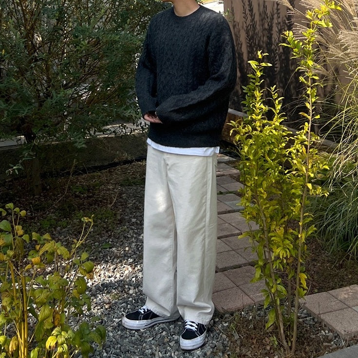 Cable Knit Sweater Cozy Winter Pullover