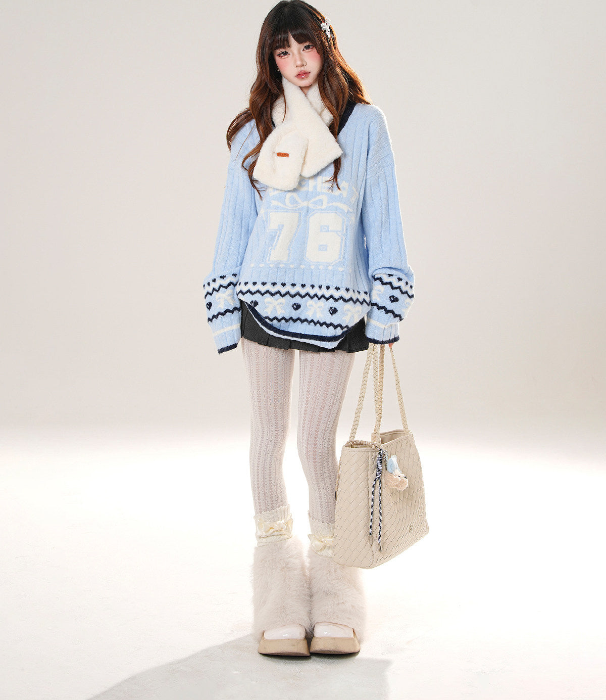 Campus Style Fair Isle Sweater
