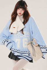 Campus Style Fair Isle Sweater