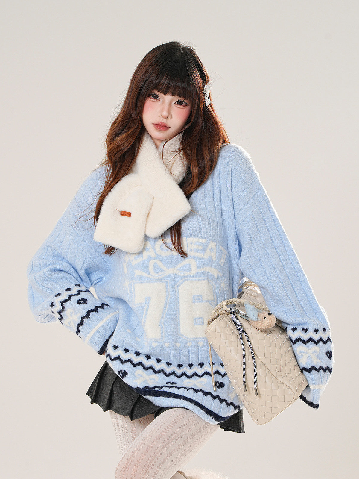 Campus Style Fair Isle Sweater