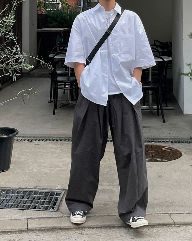 Casual Linen Short Sleeve Shirt