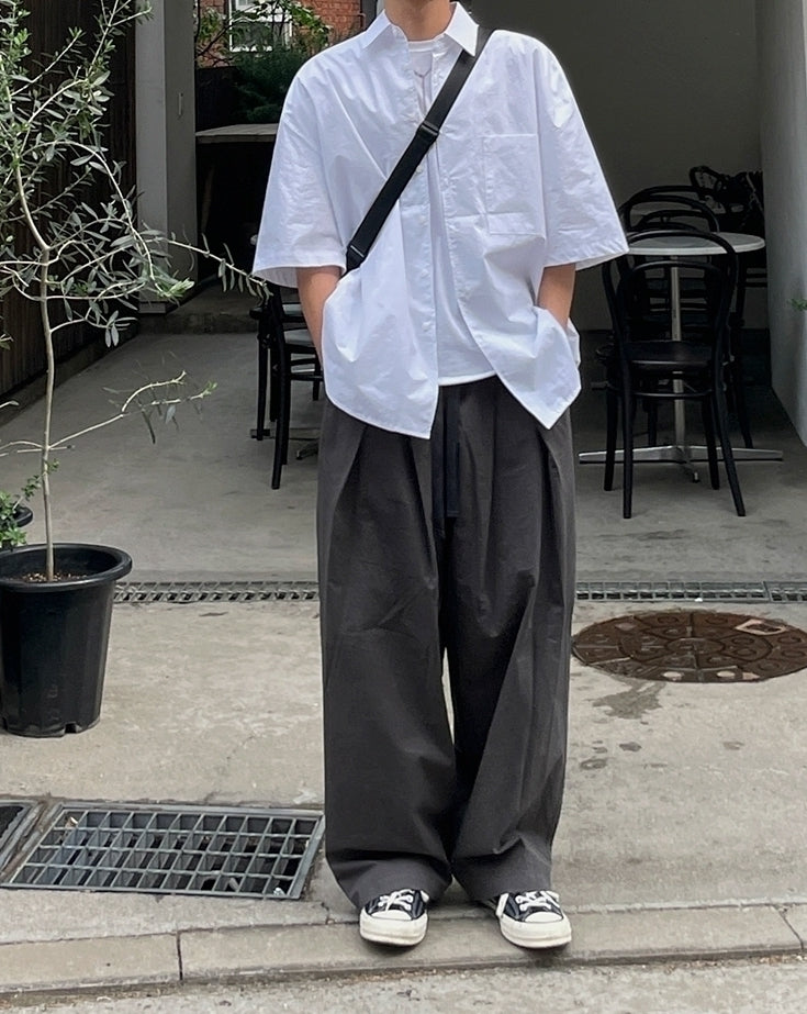 Casual Linen Short Sleeve Shirt