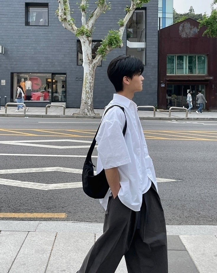 Casual Linen Short Sleeve Shirt