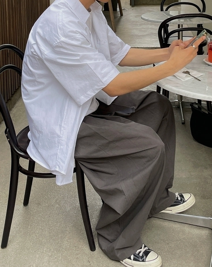 Casual Linen Short Sleeve Shirt