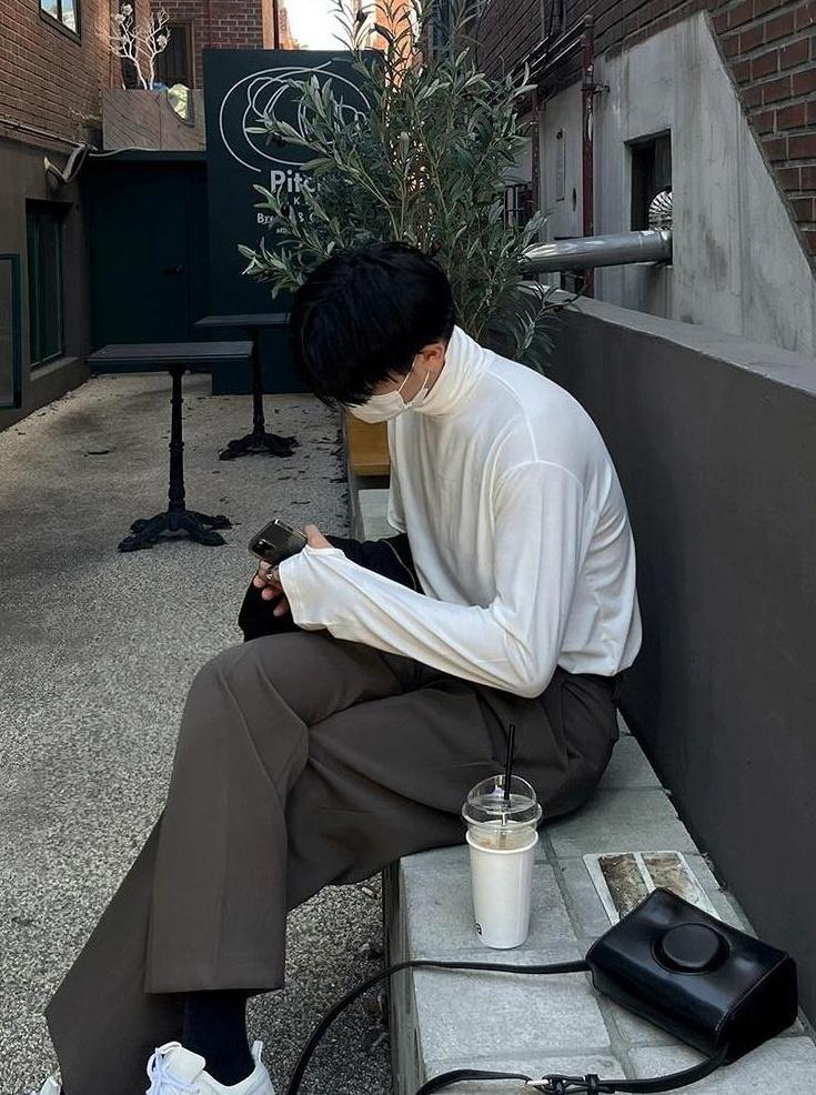 Casual Long Sleeve Turtleneck Shirt