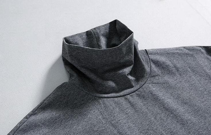 Casual Long Sleeve Turtleneck Shirt