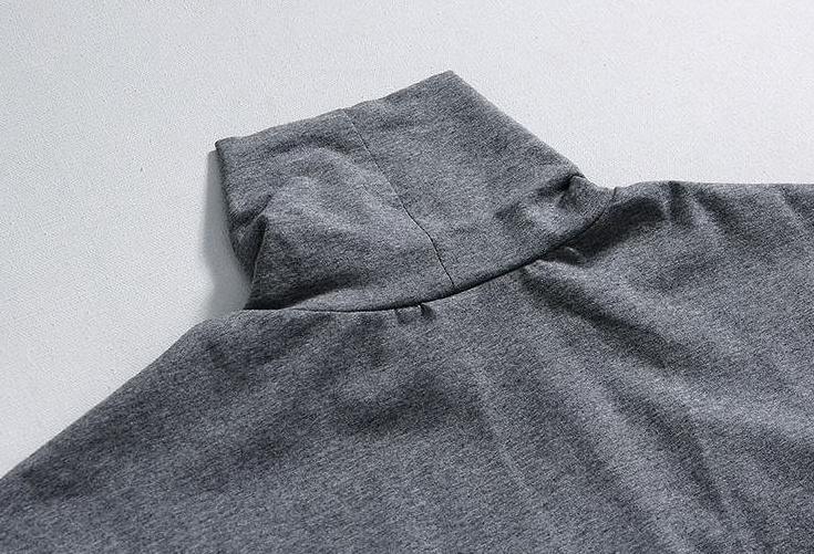 Casual Long Sleeve Turtleneck Shirt