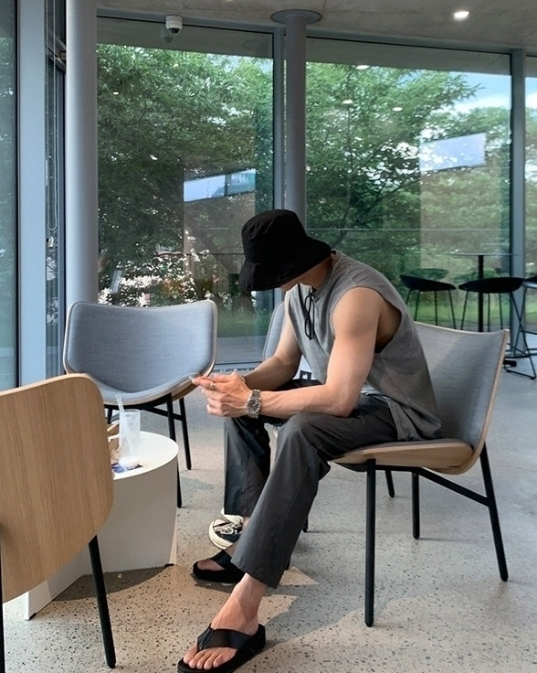 Casual Sleeveless Loose Tank Top