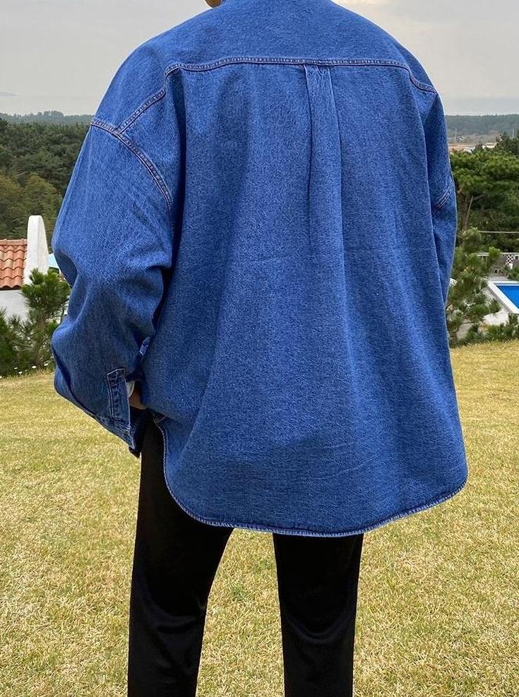 Casual Denim Shirt Jacket