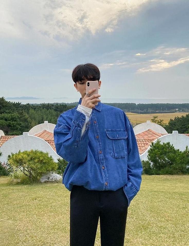 Casual Denim Shirt Jacket