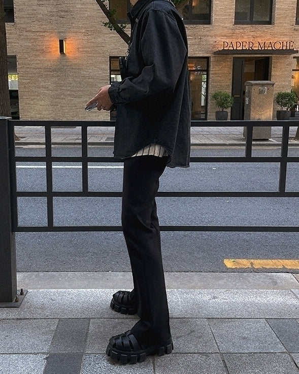 Casual Flared Trousers