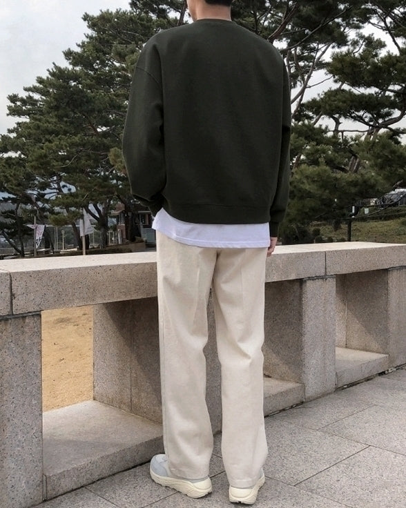 Casual Graphic Sweatshirt Loose Fit Pullover
