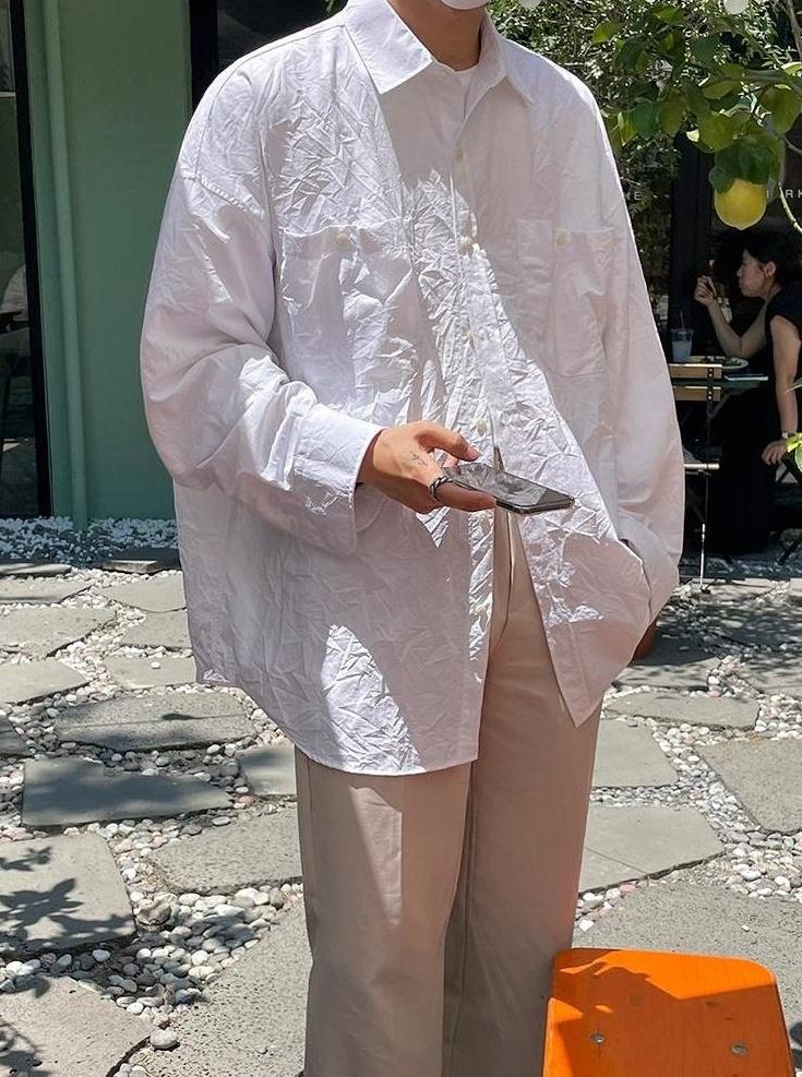 Casual Highend Pleated Shirt Jacket