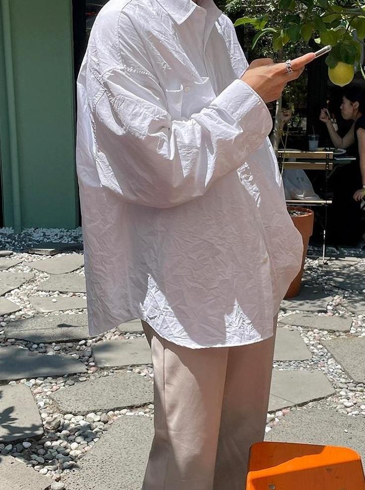 Casual Highend Pleated Shirt Jacket