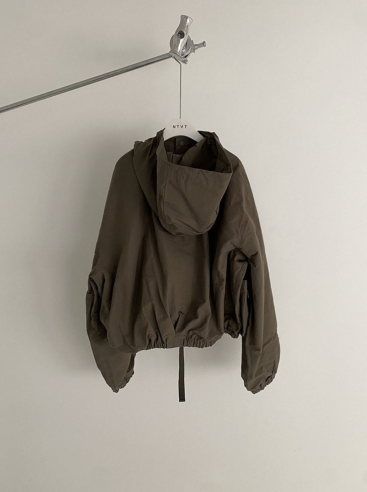 Casual Japanese Style Hooded Bomber Jacket