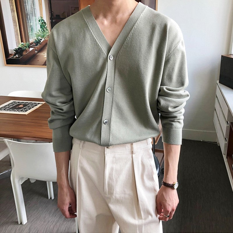Casual Knit Cardigan Sweater