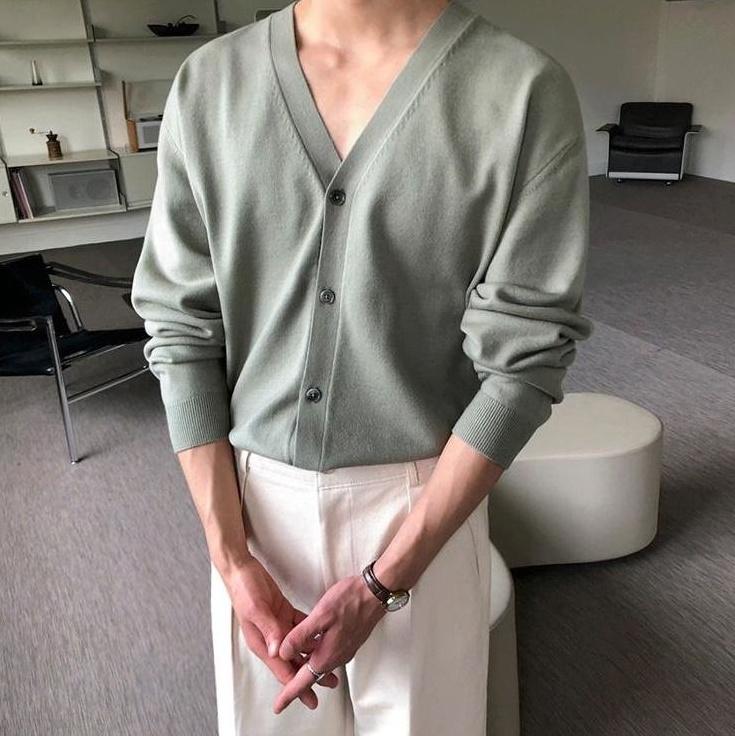 Casual Knit Cardigan Sweater