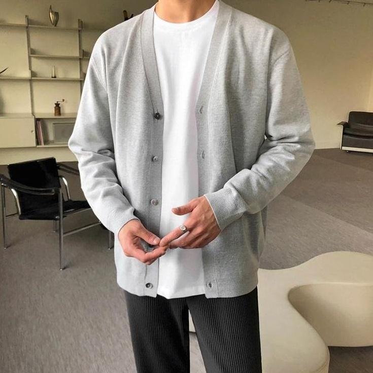 Casual Knit Cardigan Sweater