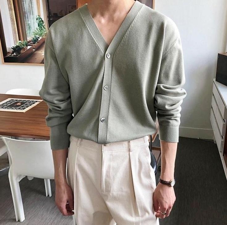 Casual Knit Cardigan Sweater