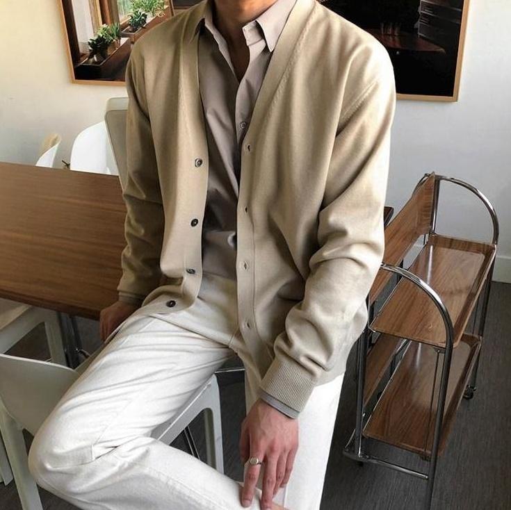Casual Knit Cardigan Sweater