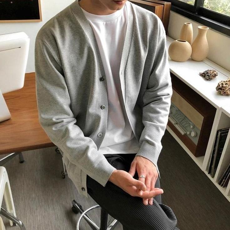 Casual Knit Cardigan Sweater