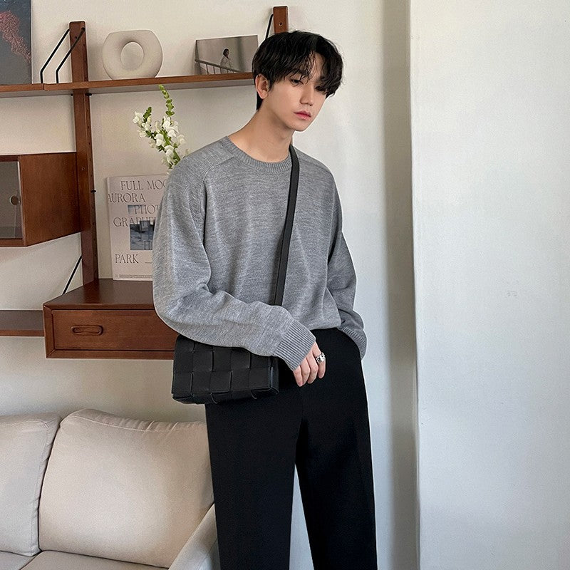 Casual Knit Pullover Sweater