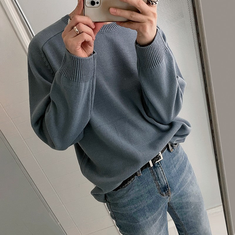 Casual Knit Pullover Sweater