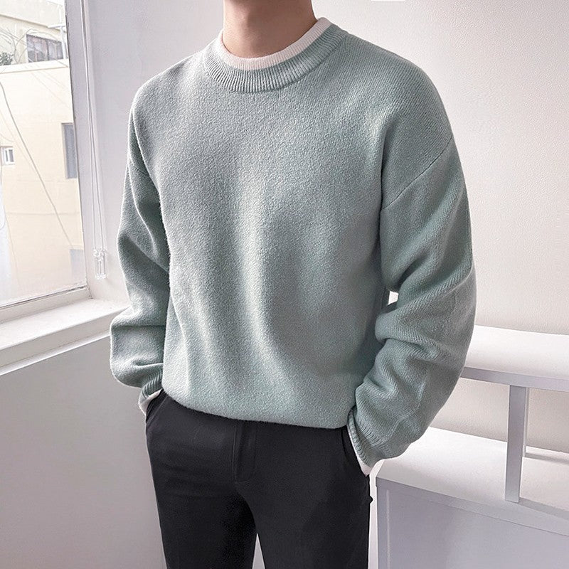 Casual Knit Pullover Sweater