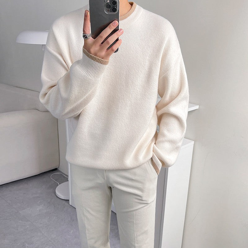 Casual Knit Pullover Sweater