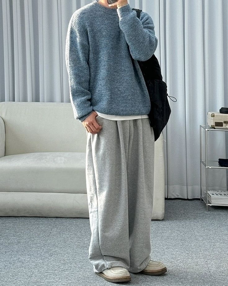 Casual Knit Pullover Sweater Cozy Autumn Style