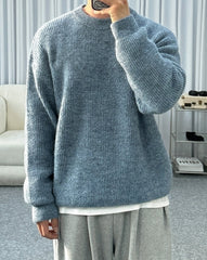 Casual Knit Pullover Sweater Cozy Autumn Style