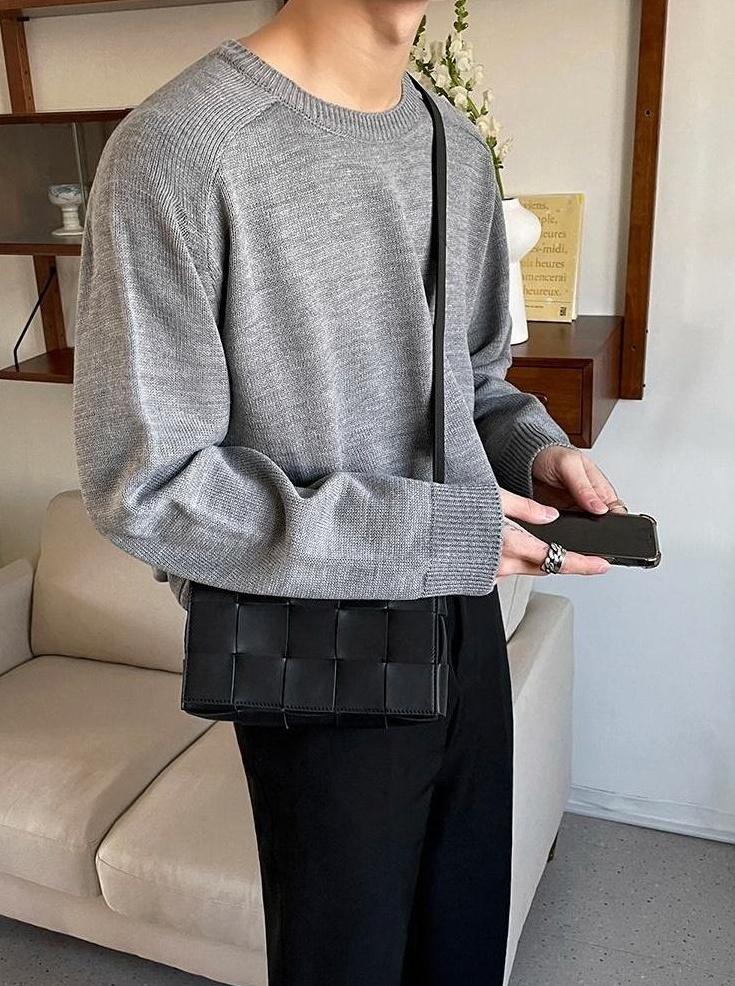 Casual Knit Pullover Sweater