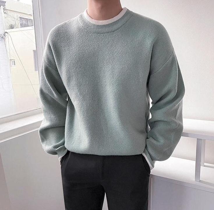 Casual Knit Pullover Sweater