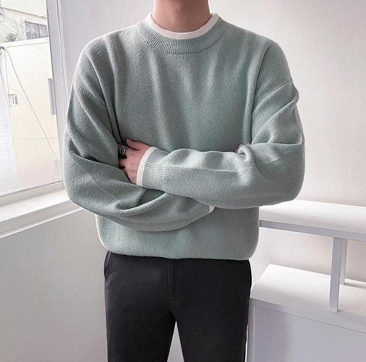 Casual Knit Pullover Sweater