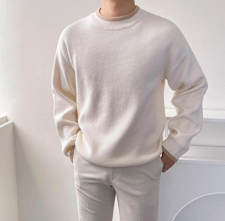 Casual Knit Pullover Sweater