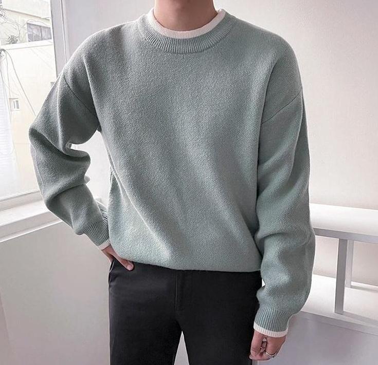 Casual Knit Pullover Sweater
