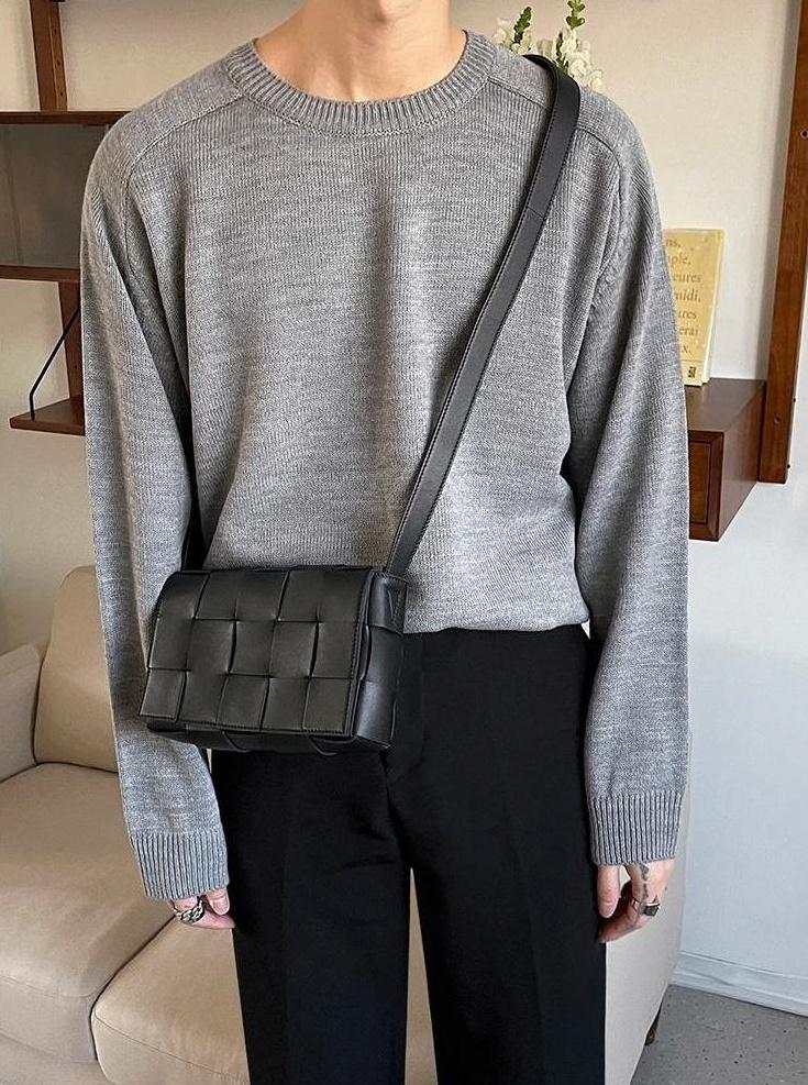 Casual Knit Pullover Sweater