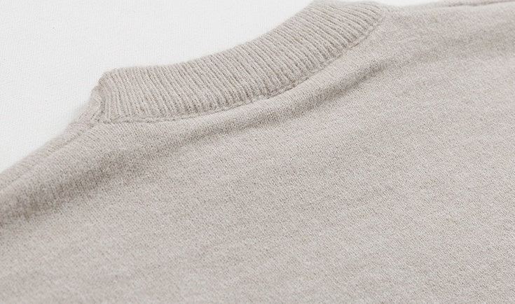 Casual Knit Pullover Sweater