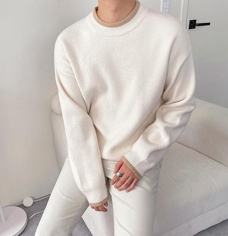 Casual Knit Pullover Sweater