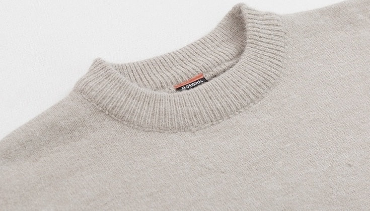 Casual Knit Pullover Sweater