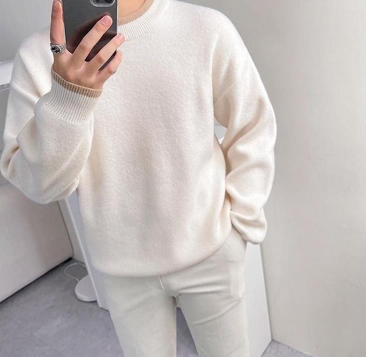 Casual Knit Pullover Sweater