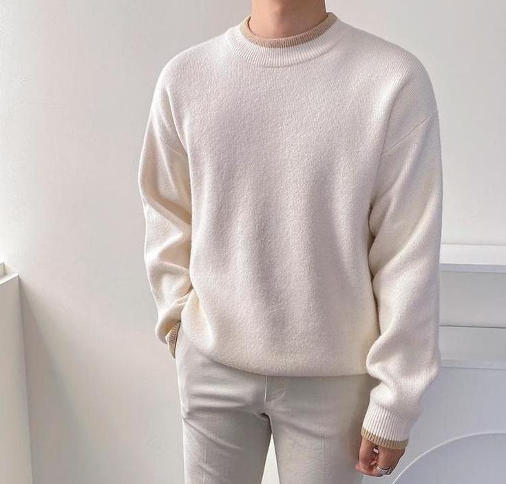 Casual Knit Pullover Sweater
