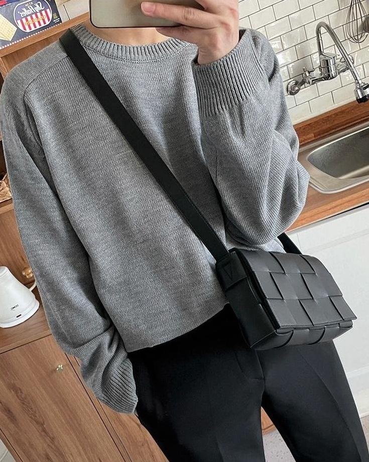 Casual Knit Pullover Sweater