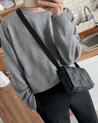 Casual Knit Pullover Sweater