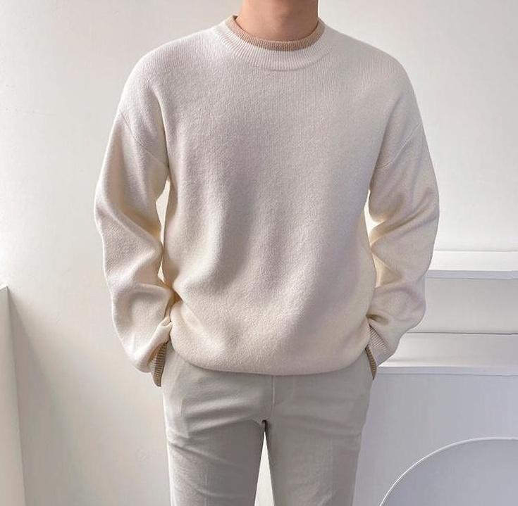 Casual Knit Pullover Sweater