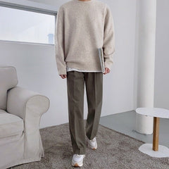 Casual Knit Pullover Sweater