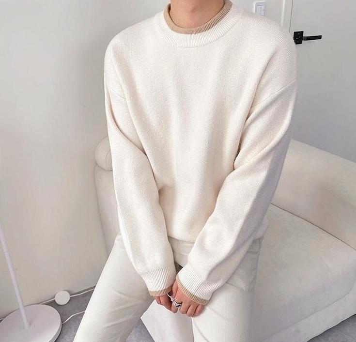 Casual Knit Pullover Sweater