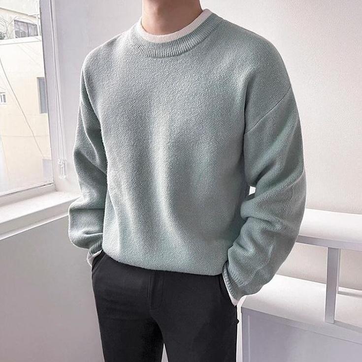 Casual Knit Pullover Sweater