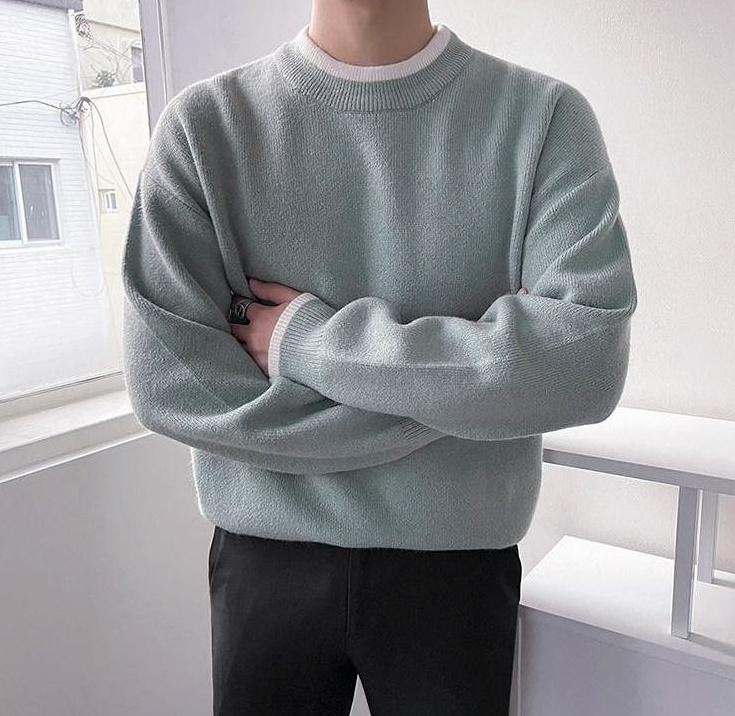Casual Knit Pullover Sweater